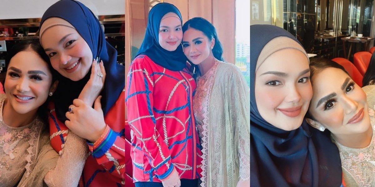 The Friendship of Indonesian and Malaysian Divas, 8 Portraits of Krisdayanti & Siti Nurhaliza Having Lunch Together - Reunion After 2 Years of Not Meeting