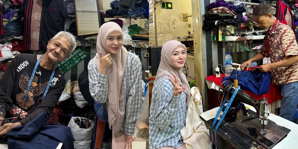 'Wedding Preparations', A Portrait of Ayana Moon Reducing Clothes at a Local Tailor in Blok M