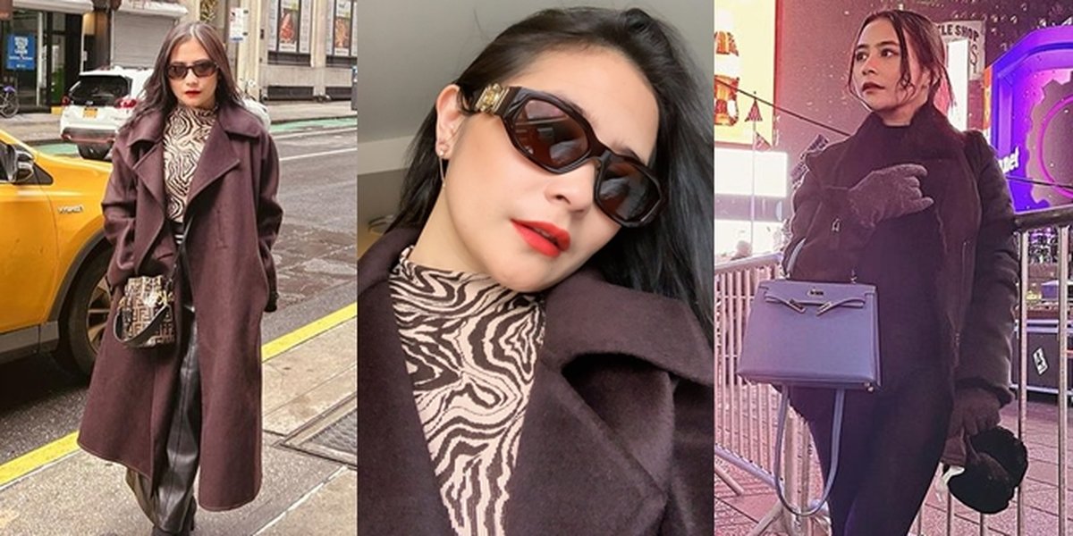 The Charm of International Socialite, Here's Prilly Latuconsina's Cool OOTD When Strolling in New York: Showcasing a Very Chic Style!