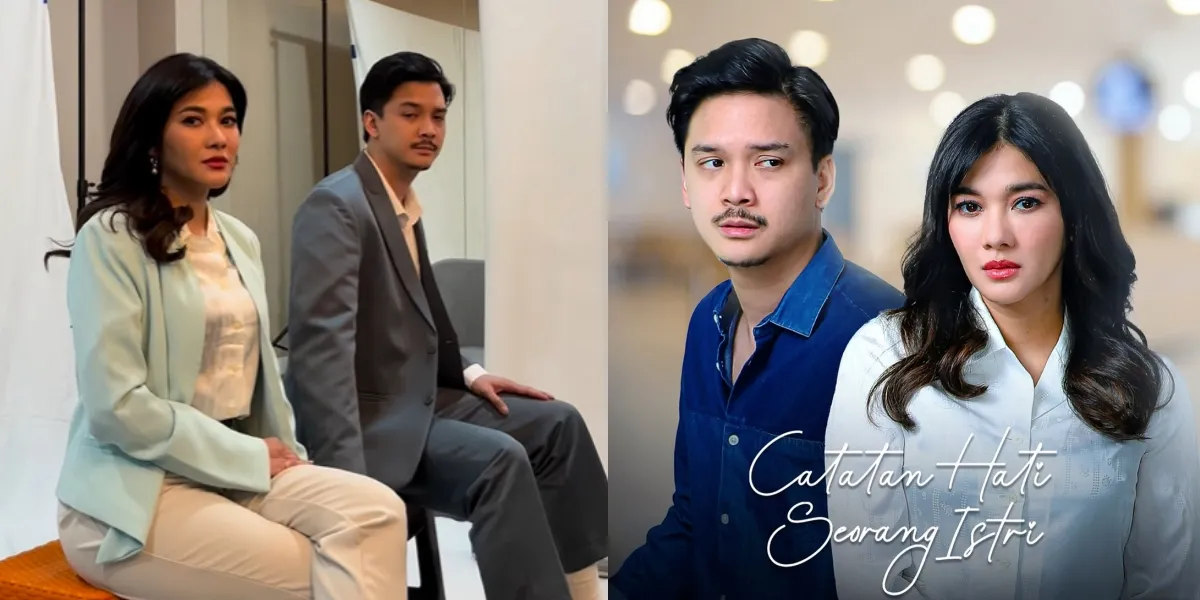 The Charm of Baskara Mahendra as Naysila Mirdad's 'Husband', Handsome with a Thin Mustache