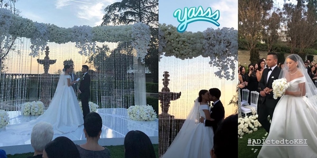 Aditya and Kezia's Second Wedding Party, Festive in LA Without Bambang