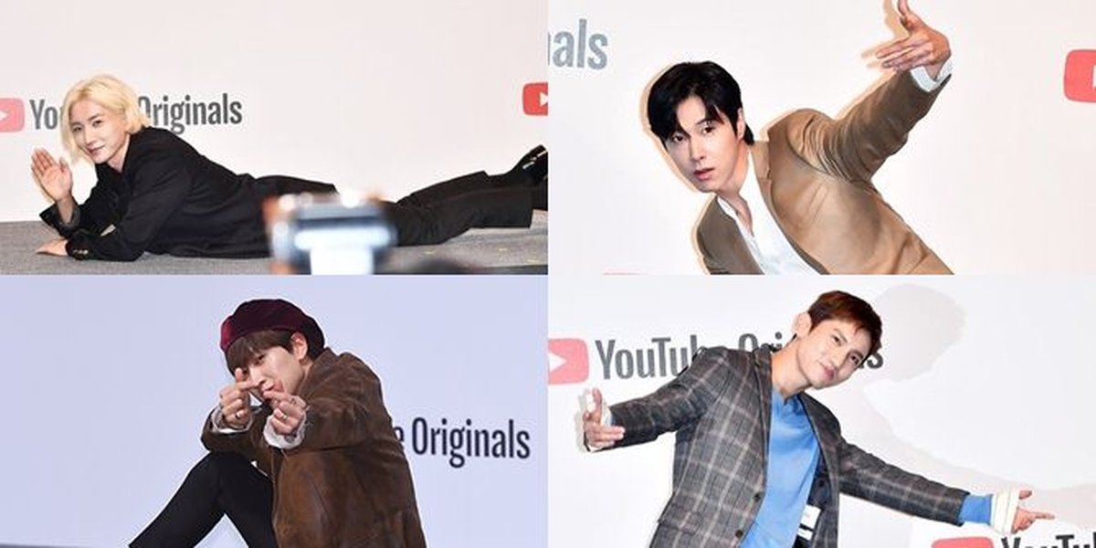 Funny Poses of TVXQ and Super Junior at 'Analog Trip in Indonesia' Press Conference, Making Everyone Laugh
