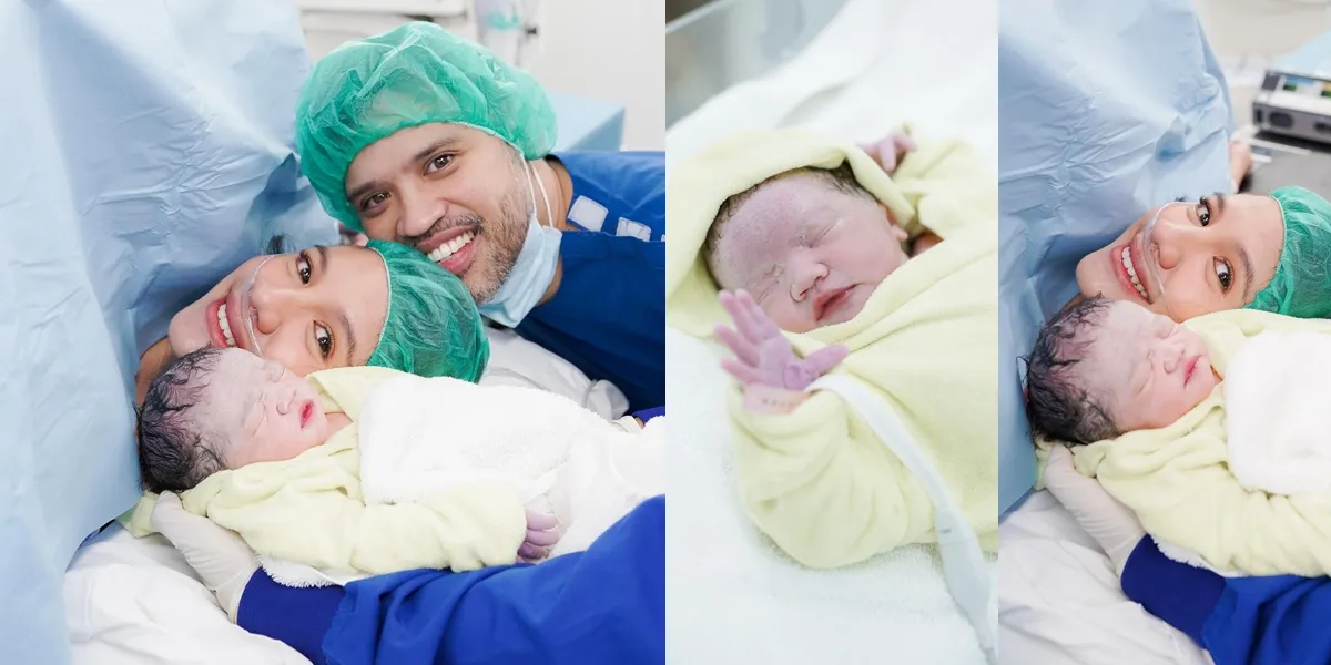 Portrait of Acha Sinaga Giving Birth to Her Third Child in Jakarta, a Beautiful Baby Girl - Her Name is Beautiful