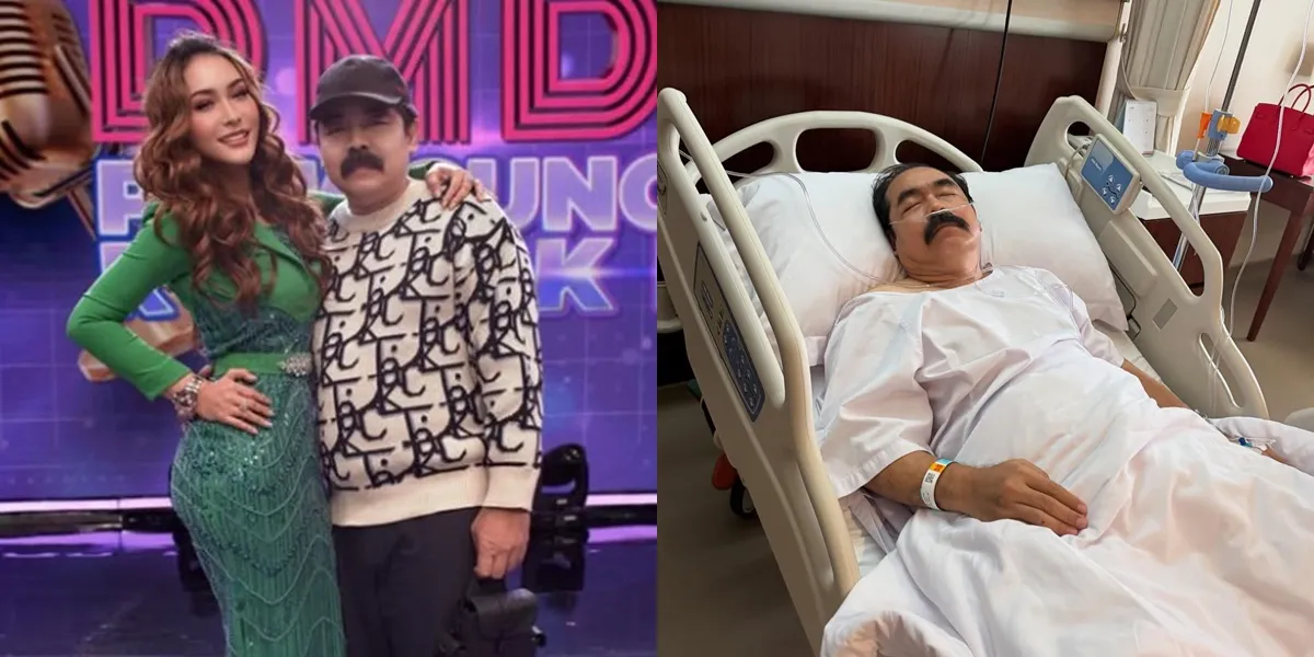 Portrait of Adam Suseno, Inul Daratista's Husband, Undergoes Surgery, Blood Vessel Burst After Cleaning the Pond