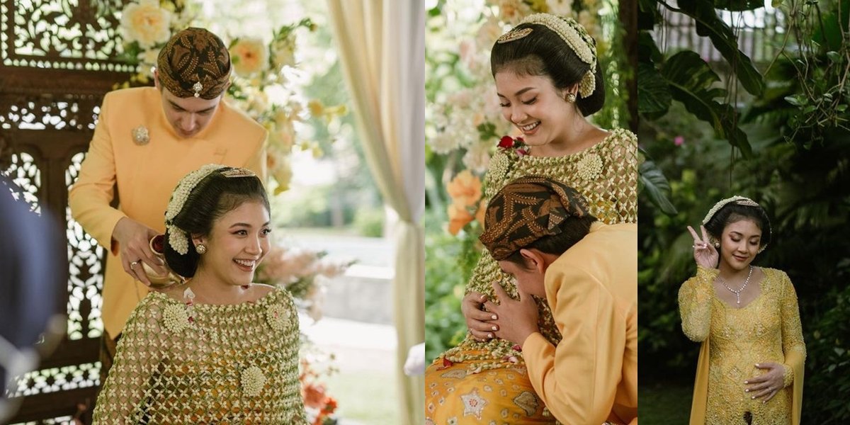 Potret Adipati Dolken and Canti Hold a 7-Month Pregnancy Ceremony, Serene with Javanese Tradition