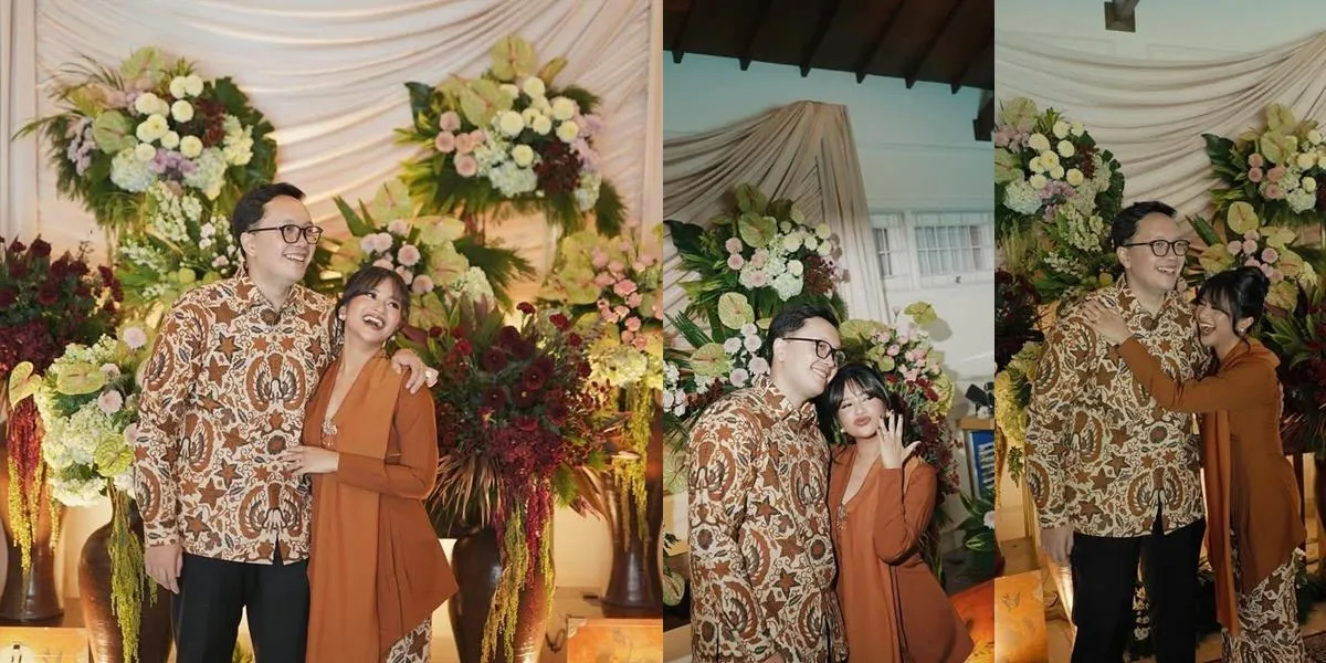 Portrait of Adira Kania Being Proposed to by Her Boyfriend, Ikke Nurjanah and Aldi Bragi Accompany Their Daughter - Full of Happiness