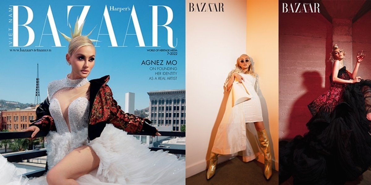 Portrait of Agnez Mo as the Cover of Bazaar Vietnam Magazine, Absolutely Stunning