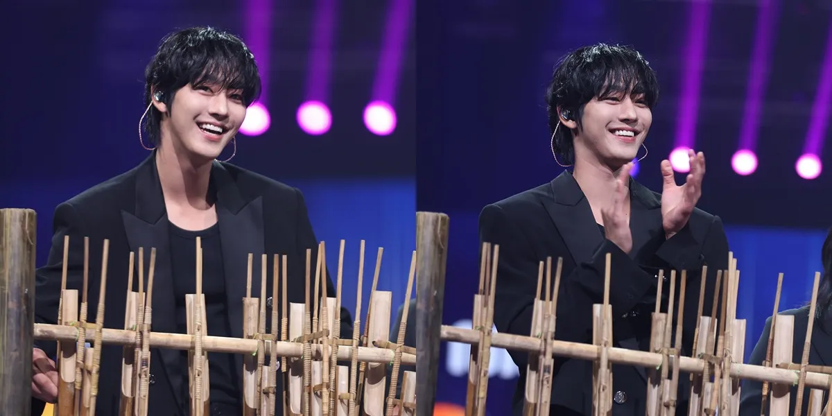 Portrait of Ahn Hyo Seop Playing Angklung at SCTV Anniversary, Admits He Faced Some Difficulties