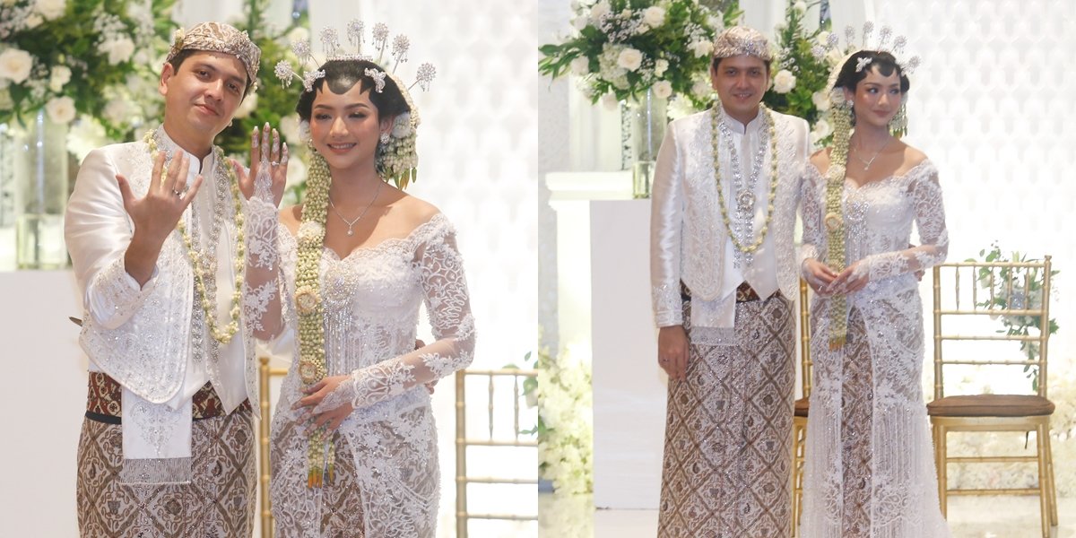 Portrait of Glenca Chysara and Rendi Jhon's Marriage Vows, Proceeding Smoothly and Solemnly Adorned with Happiness and Affection