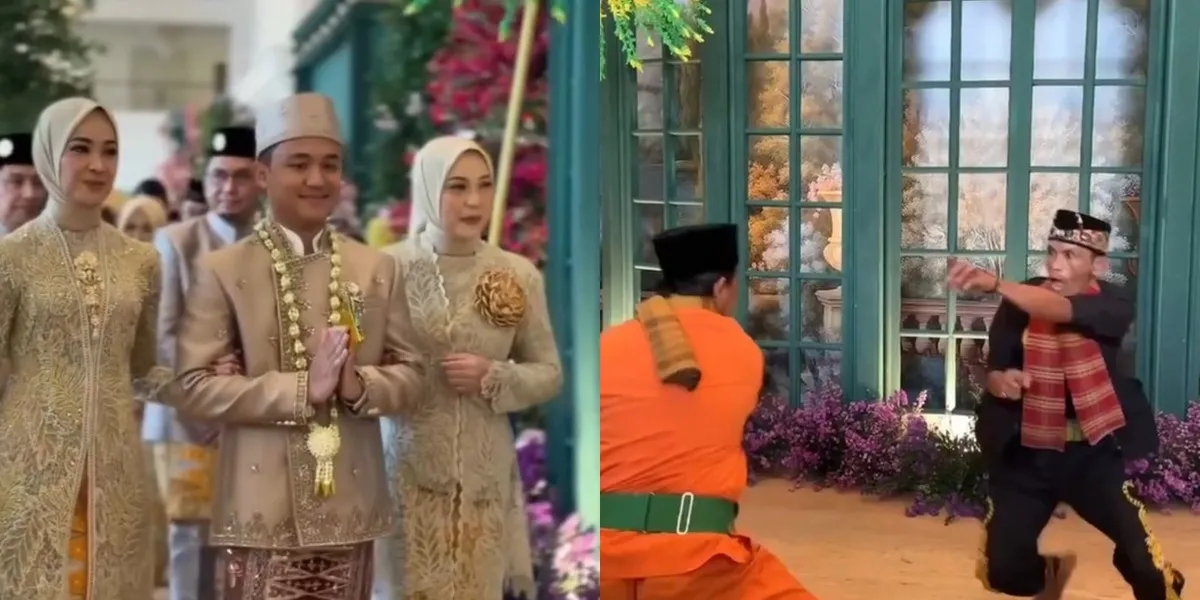 Portrait of the Wedding Ceremony of Namira Adjani, Daughter of Alya Rohali, with Betawi Customs, A Tribute to Father