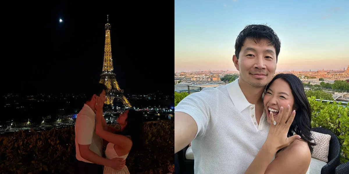 Marvel Actor Simu Liu Officially Proposes to His Girlfriend in Paris, Romantic with the Eiffel Tower in the Background