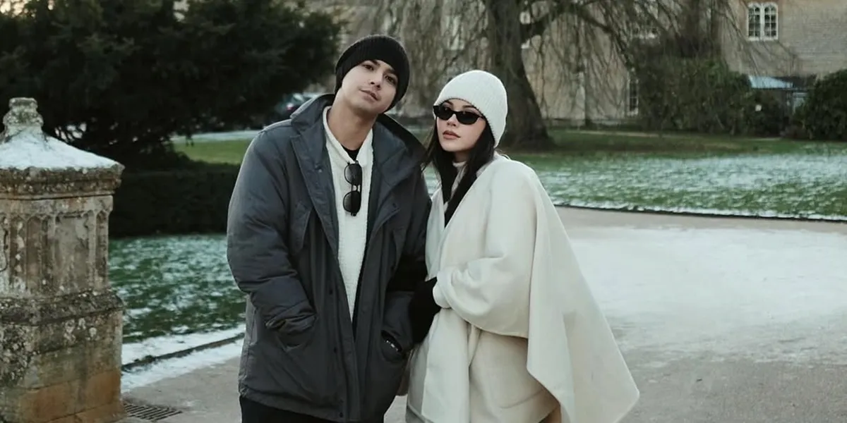 Portrait of Alyssa Daguise Enjoying Winter in England with Al Ghazali, Staying Stylish