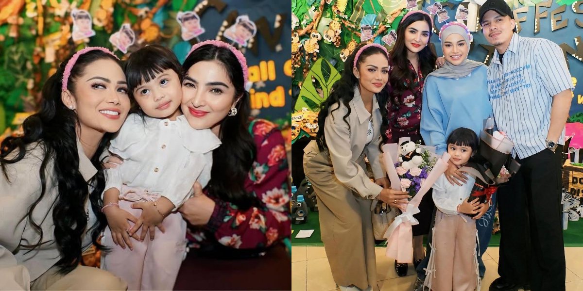 7 Photos of Ameena, Daughter of Atta Halilintar and Aurel Hermansyah, Performing at School, 2 Grandmothers Also Attended