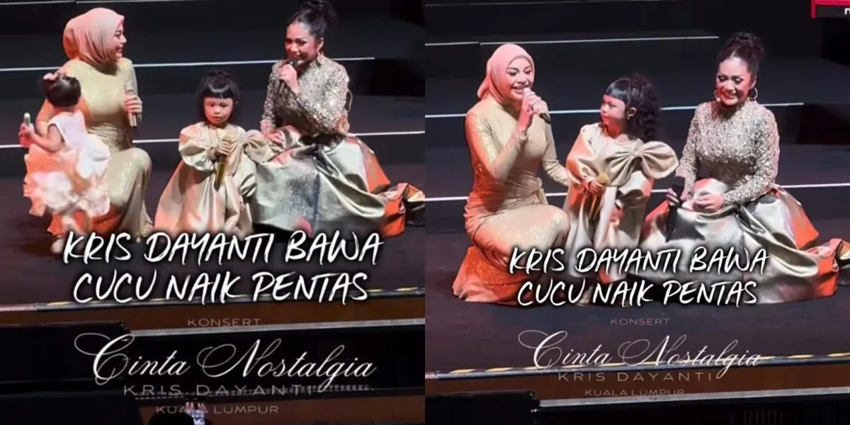 7 Photos of Ameena and Azura at Kris Dayanti's Concert in Malaysia, Invited on Stage to Sing Together