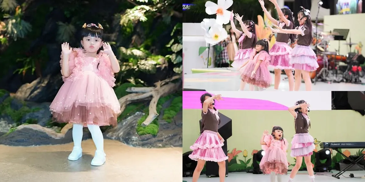 7 Photos of Ameena's Energetic Performance Without Atta Halilintar and Aurel Hermansyah