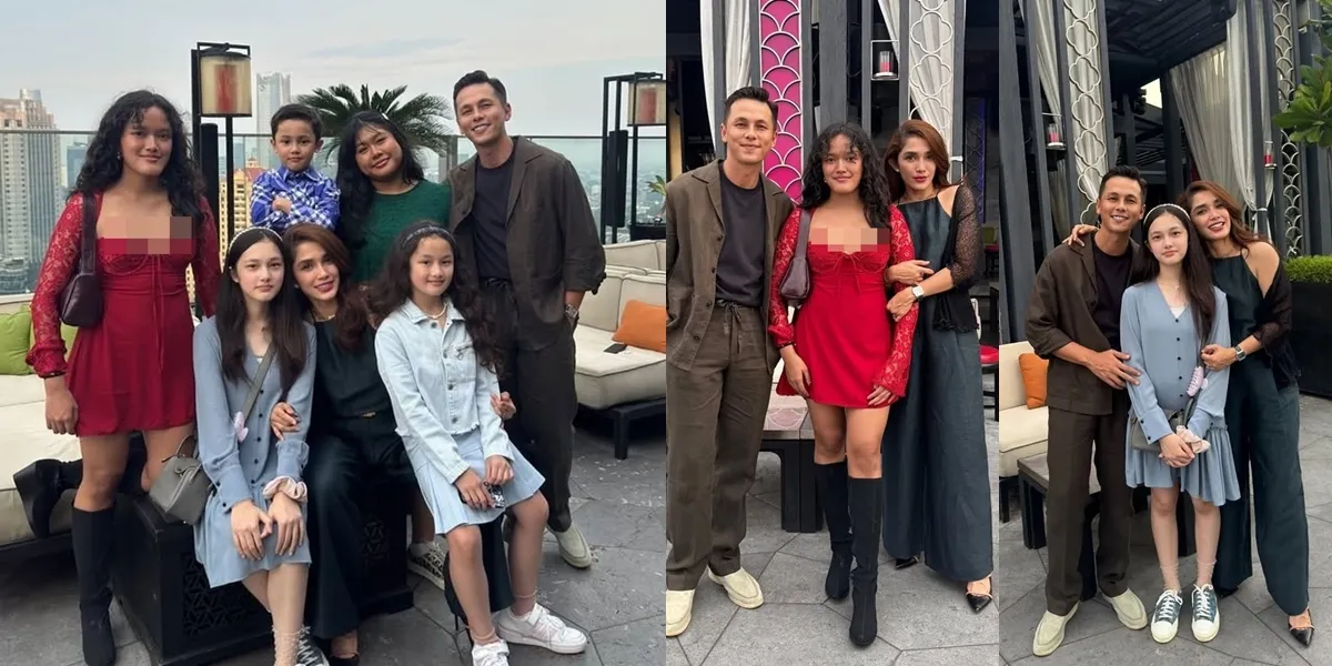 Portrait of Children at Ussy Sulistiawaty's 44th Birthday, Visuals All - Ara Captivates Attention