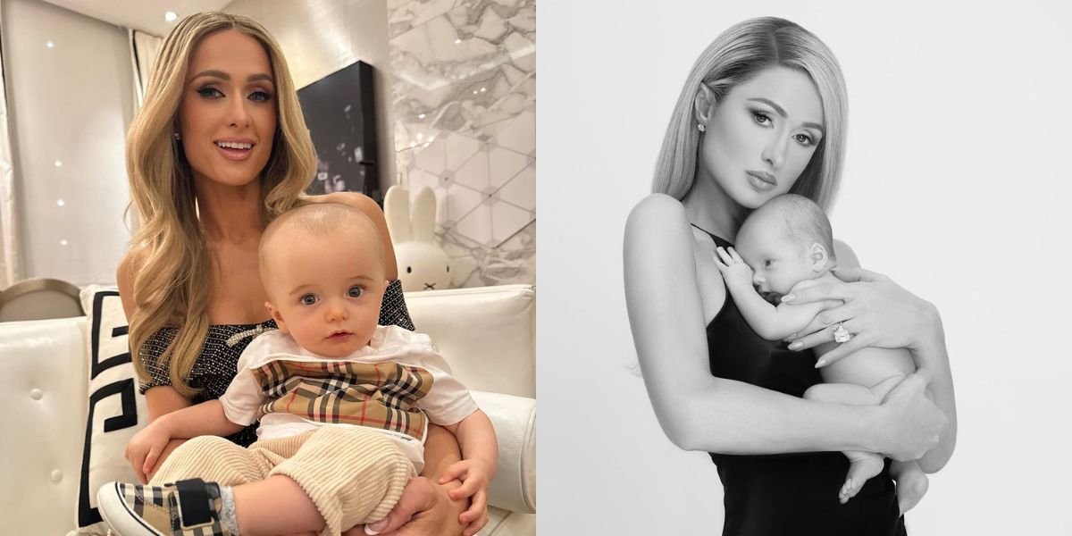 Portrait of Paris Hilton's Child Born Through Surrogacy Technique, Criticized by Netizens for Having a Large Head Size