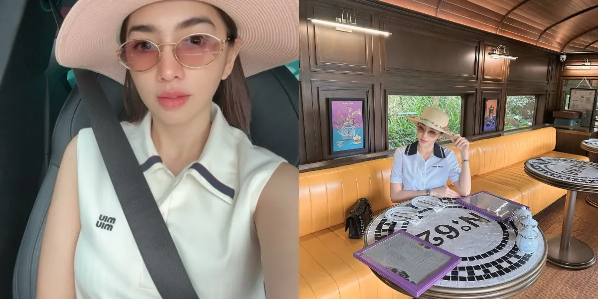 Angel Karamoy Menikmati Keindahan Lembah Toscana Thailand: Liburan Santai dengan Gaya Simpel yang Memukau!