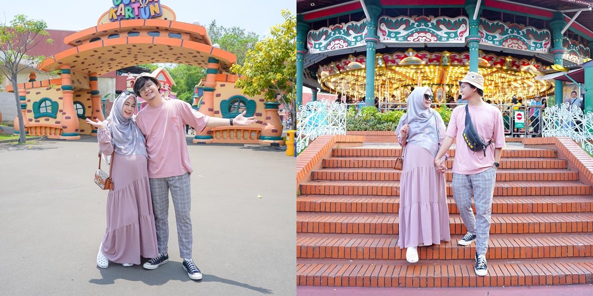 Portrait of Anisa Rahma, Former Cherry Belle Member Who is Now Pregnant with Twins, Simple Babymoon with Her Husband