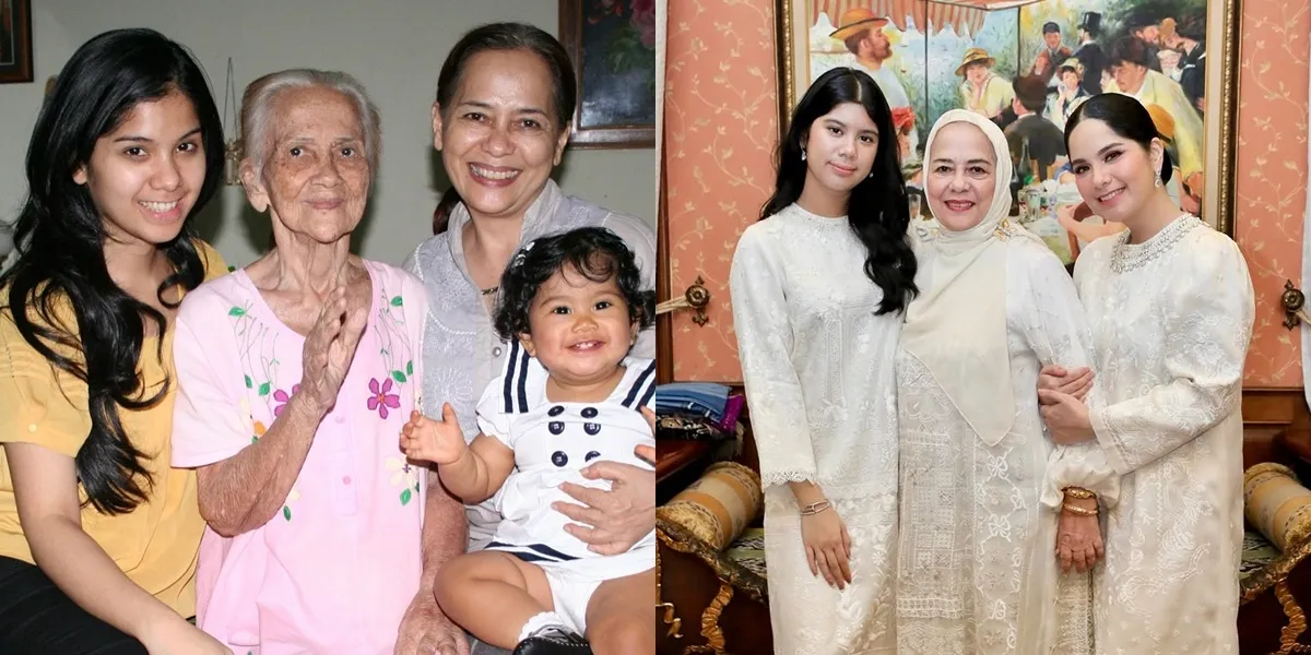 Portrait of Annisa Pohan Shows 4 Generations of Women in Her Family, All Beautiful Descendants