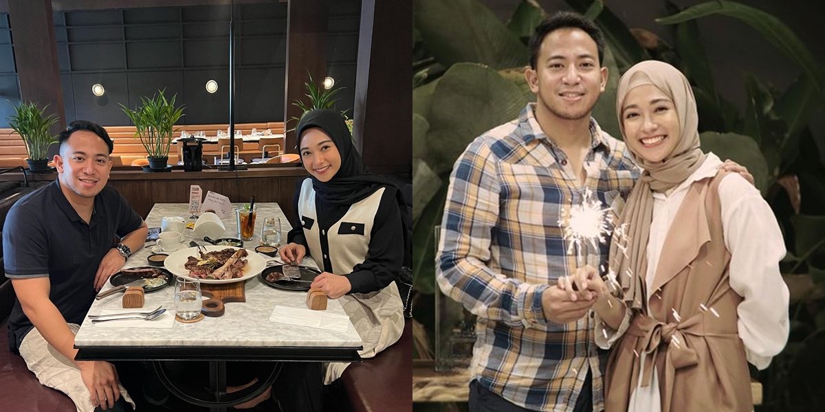 Portrait of Poppy Bunga and Her Husband's Anniversary Dinner, Harmonious and More Intimate After 9 Years of Marriage