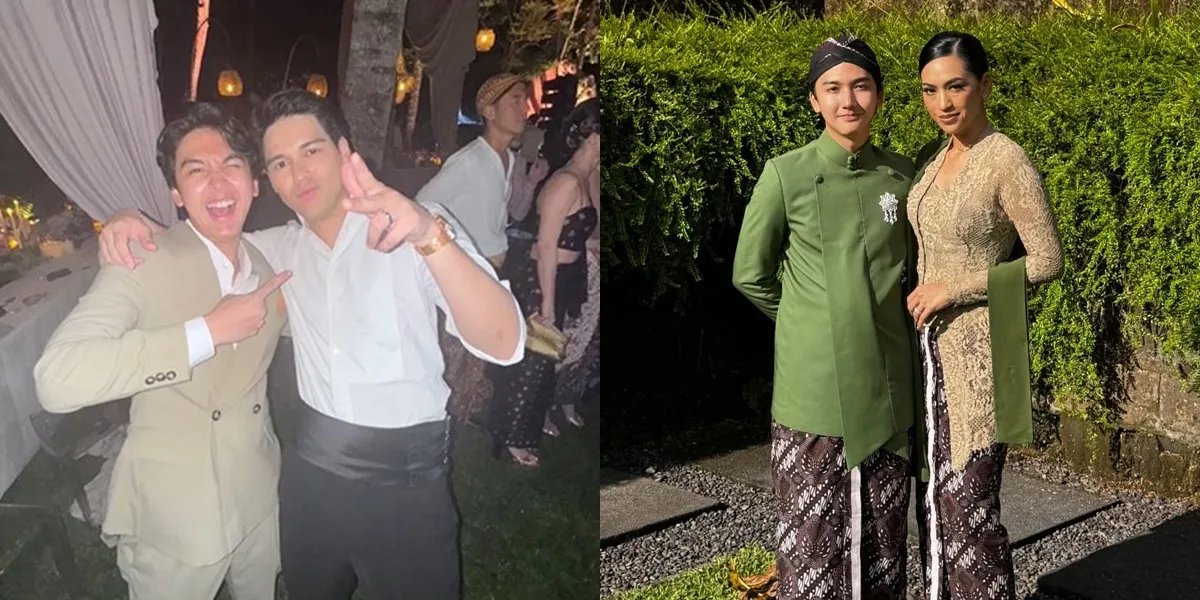 Portrait of Ari Irham as Groomsman for Maxime Bouttier, Taskya Namya Also Becomes Bridesmaid for Luna Maya