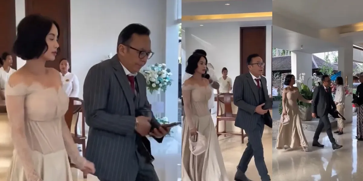 Ari Lasso's Portrait with a Beautiful Woman at Luna Maya's Wedding, Suspected New Girlfriend