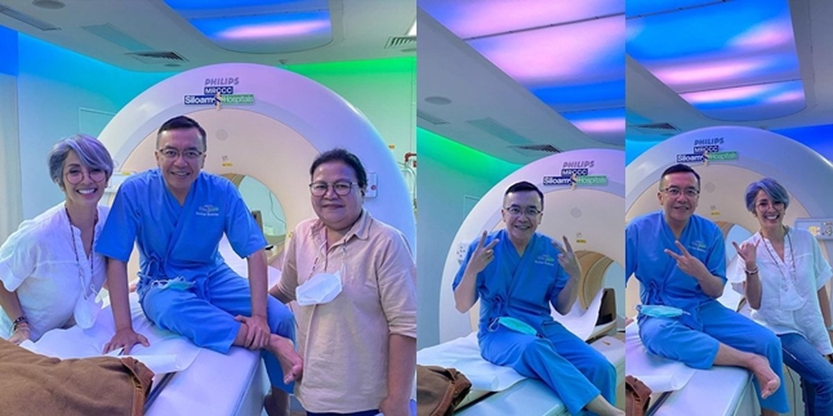 Portrait of Ari Lasso Undergoes PET Scan after Being Declared Cured of Cancer, Happy with Good Results