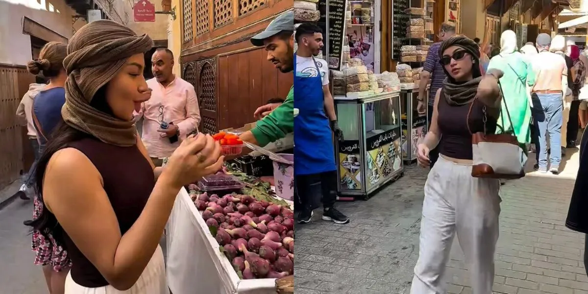 Ariel Tatum's Vacation in Morocco: Admiring the Beauty of the City and Trying Its Cuisine