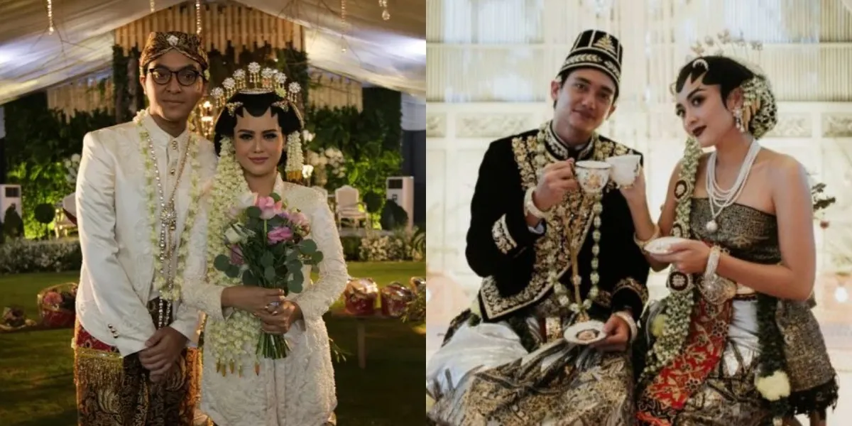 Portrait of Local Artists Wearing Solo Putri Paes During Their Weddings, Including Alyssa Daguise at the Ngunduh Mantu Moment