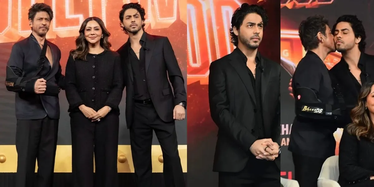 Portrait of Aryan Khan Releases His Directorial Debut Series, SRK Gives a Warm Kiss