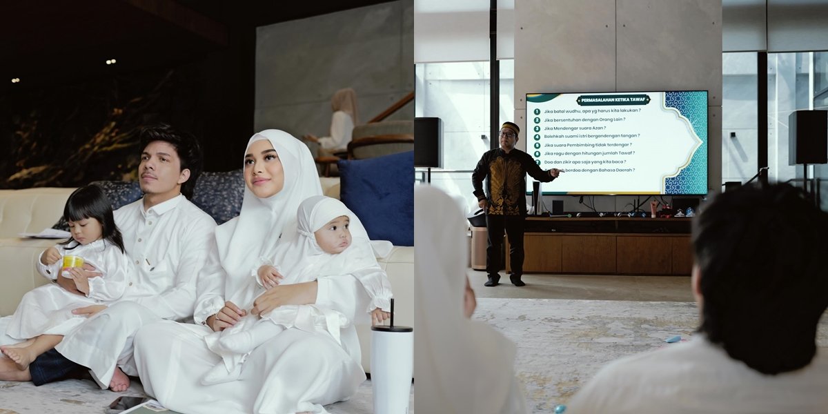 Portrait of Atta Halilintar & Aurel Hermansyah Performing Hajj Rituals, Feeling Unworthy - Asking for Prayers for Smoothness