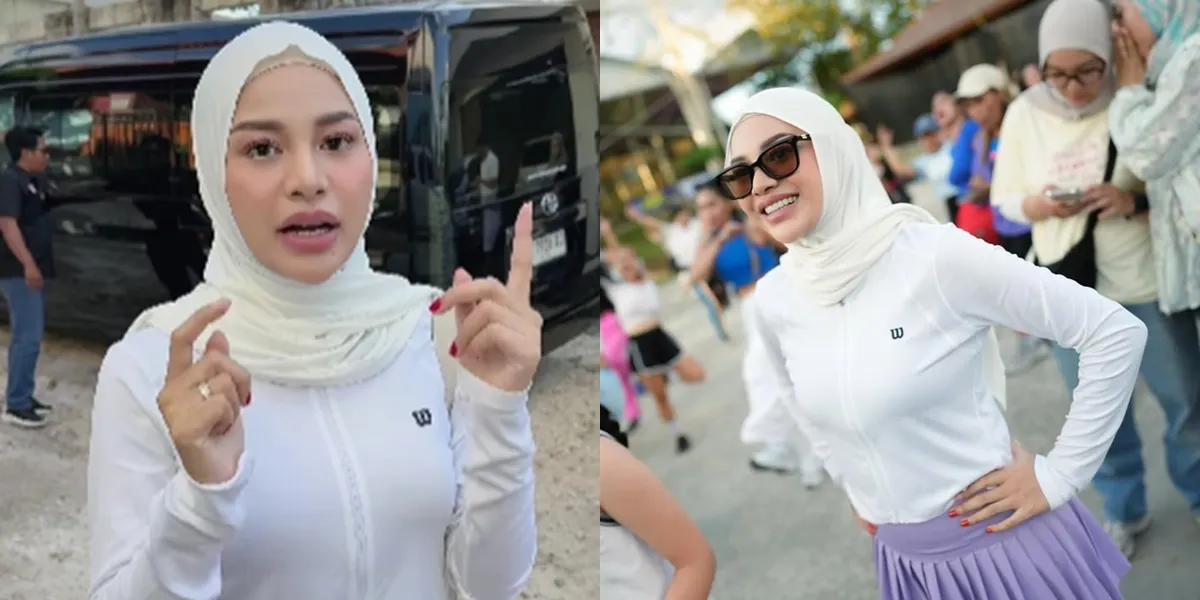 Mewah dan Stylish! Gaya Aurel Hermansyah di Pembukaan Padel Club Indonesia Bikin Heboh!