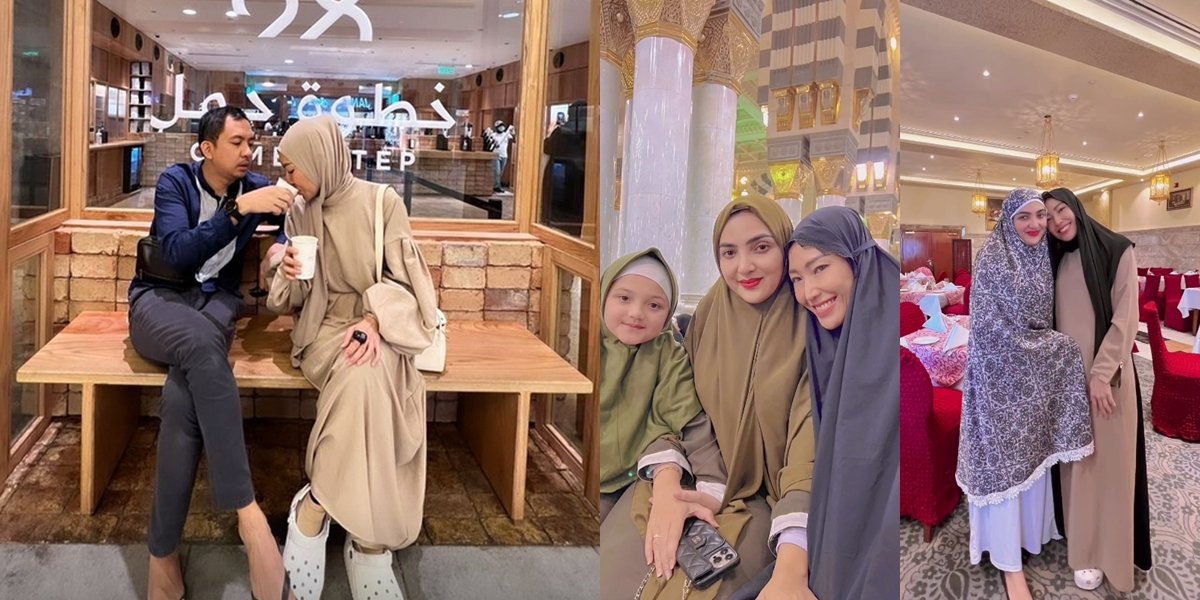 Ayu Dewi's Lovely Moments with Regi Datau in the Holy Land, Meeting Ashanty and Arsy
