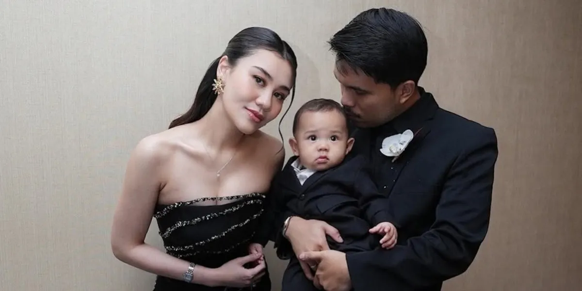 Portrait of Baby Arash, Son of Aaliyah Massaid, Attending a Wedding for the First Time, Adorable in a Suit