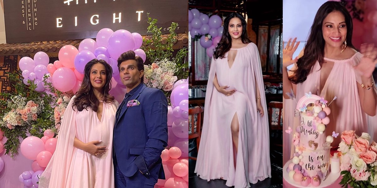 Bipasha Basu's Baby Shower Portrait, Welcoming the Arrival of 'Little Monkey - All Things Pink