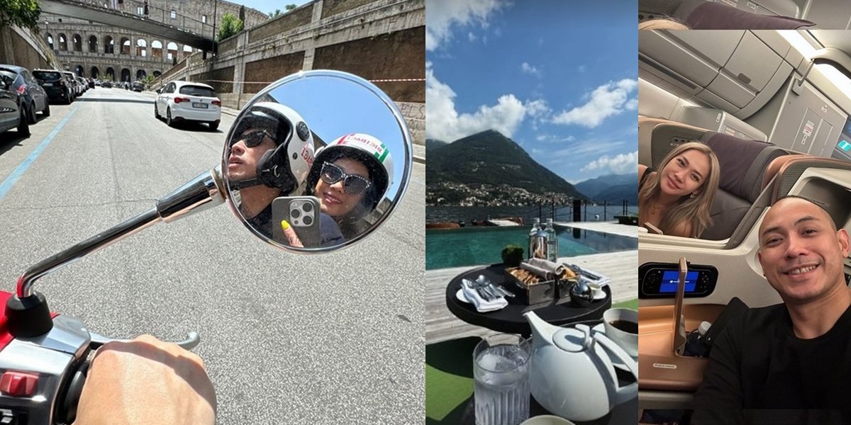 Portrait of BCL and Tiko Aryawardhana on Vacation in Italy, Allegedly Staying at a Resort Worth Tens of Millions Per Night - Kaliling Roma