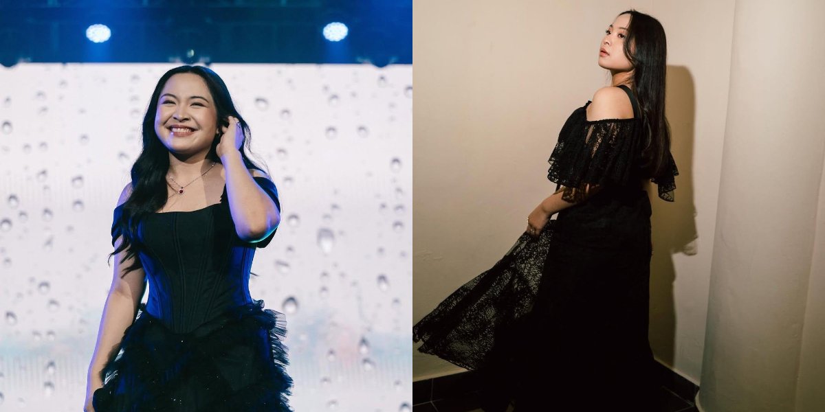 Portrait of Bernadya on Stage, Always Identical with All-Black Outfits