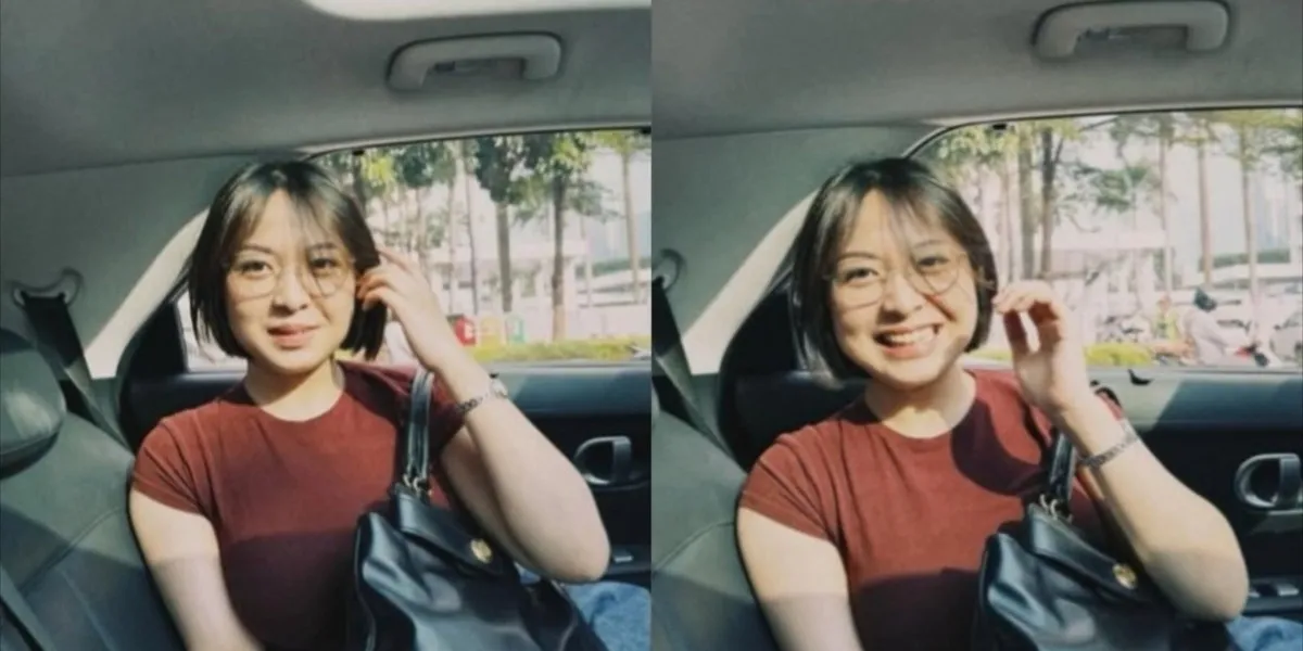 Portrait of Bernadya Appearing with a Short Haircut and New Style, Making Netizens Fall in Love Even More