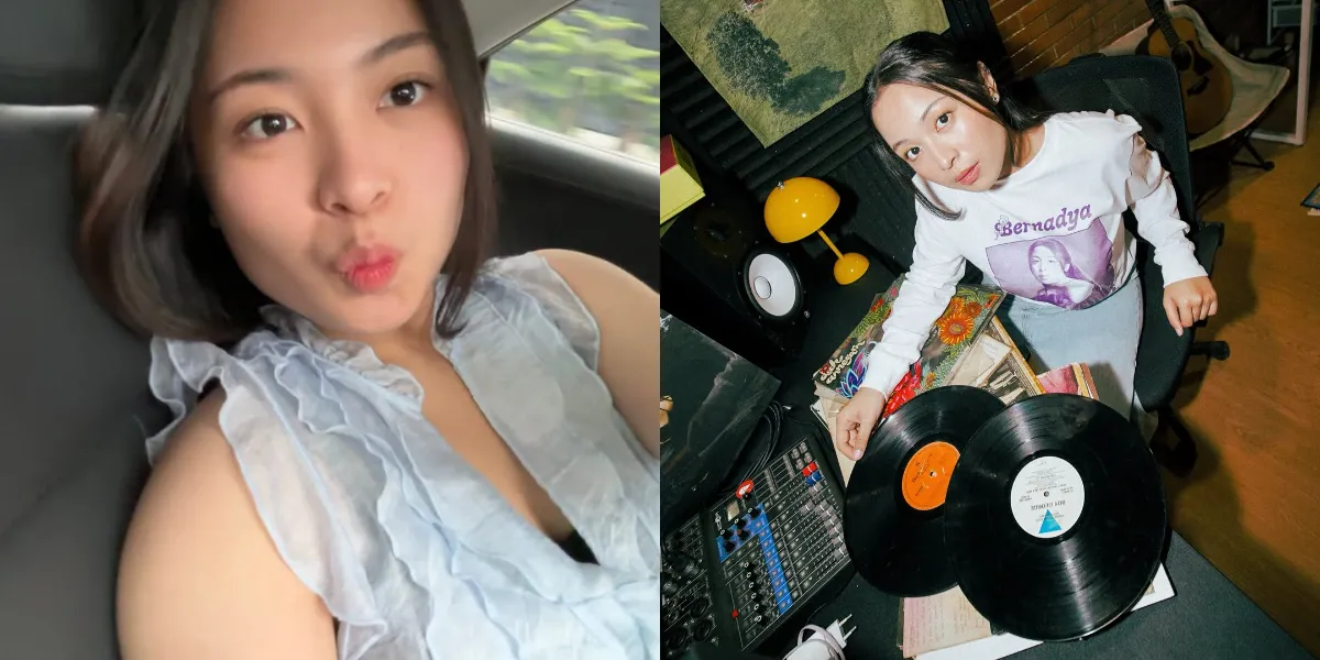 7 Portraits of Bernadya Appearing Natural, 'No Makeup' Style Often Becomes a Choice