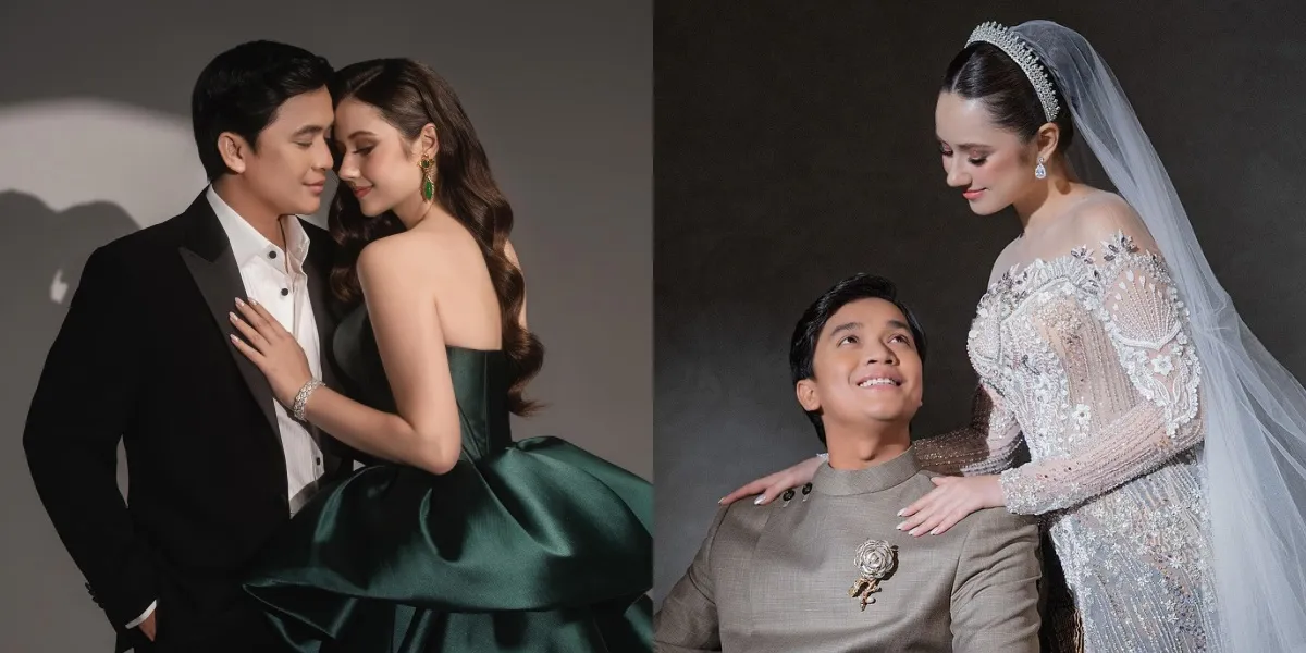 Portrait of Billy Syahputra & Vika Kolesnaya Revealed to Have Officially Married
