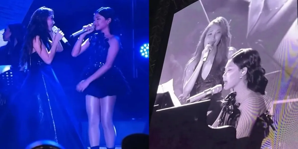 7 Photos of Bilqis Singing at Ayu Ting Ting's Debut Concert, While Playing Piano - Heartwarming