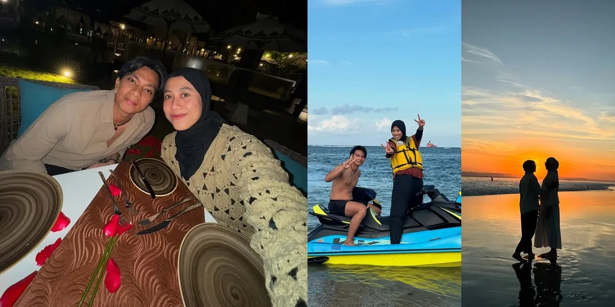 Portrait of Megawati Hangestri and Dio's Honeymoon in Bali, Romantic