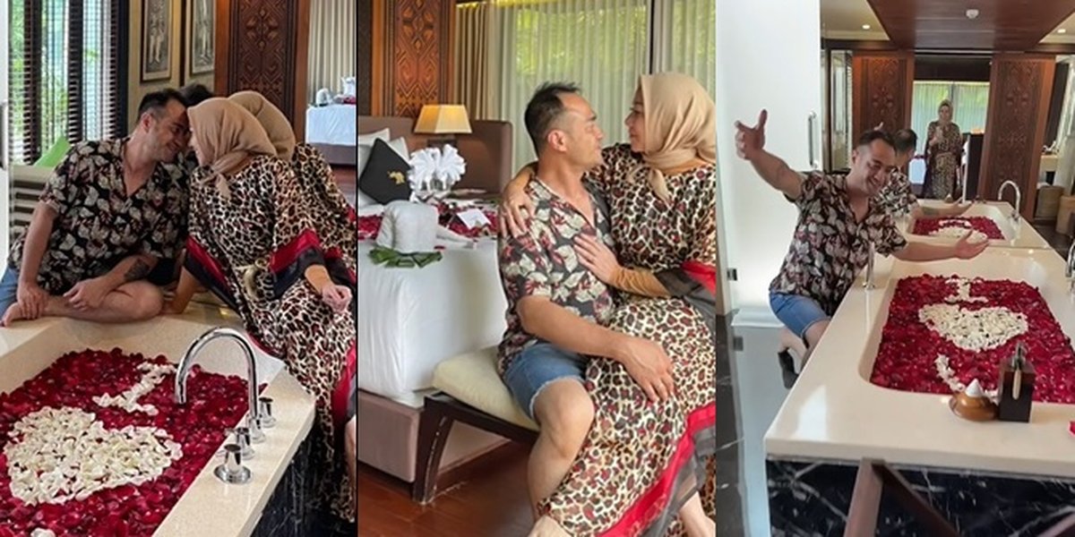 Portrait of Venna Melinda and Ferry Irawan's Honeymoon at the Hotel, Kissing and Cuddling, Everything is Already Halal