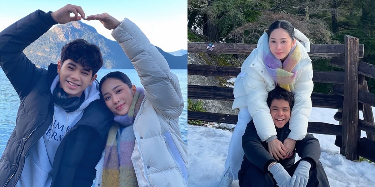 Portrait of Bunga Zainal and Her Two Sons Playing in the Snow in Canada, Again Compared to Her Siblings