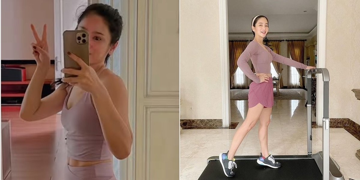 Portrait of Bunga Zainal Showing Body Goals and Flat Stomach that Makes Netizens Jealous, Once Chubby Now Slimmer and Toned