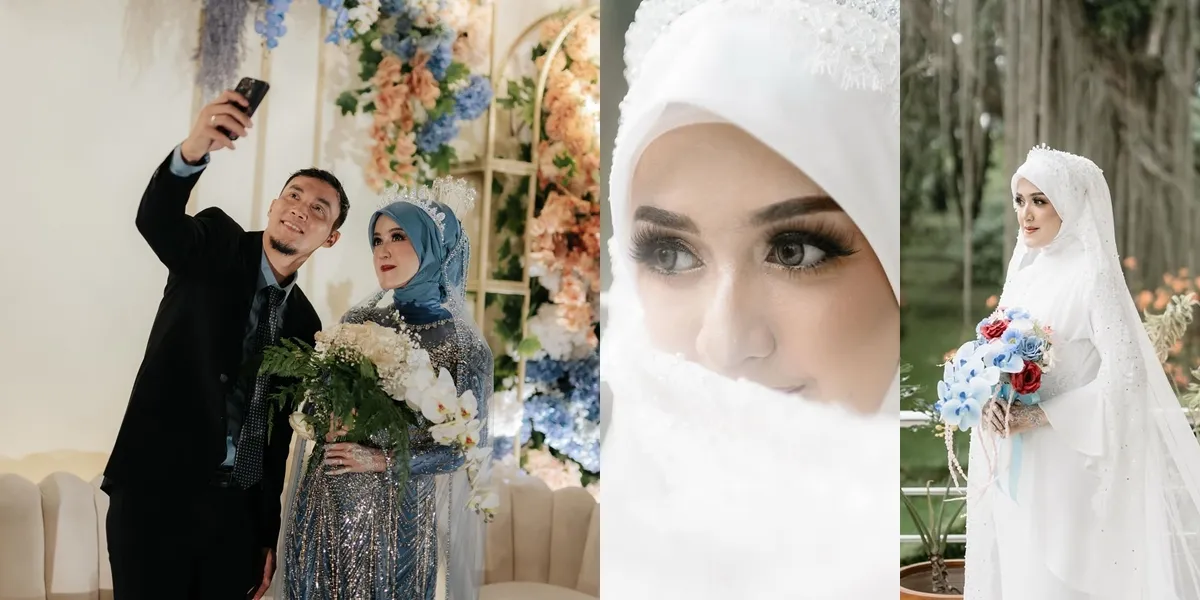 Beautiful Portrait of Alya Nabila on Her Wedding to Gunawan Dwi Cahyo, Works at the Ministry