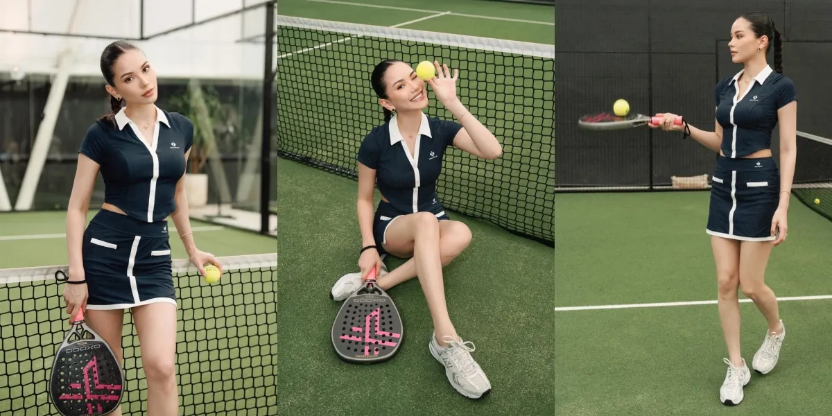 Alyssa Daguise Memukau di Lapangan Padel: Gaya Stylish dan Cantik yang Bikin Jatuh Hati!