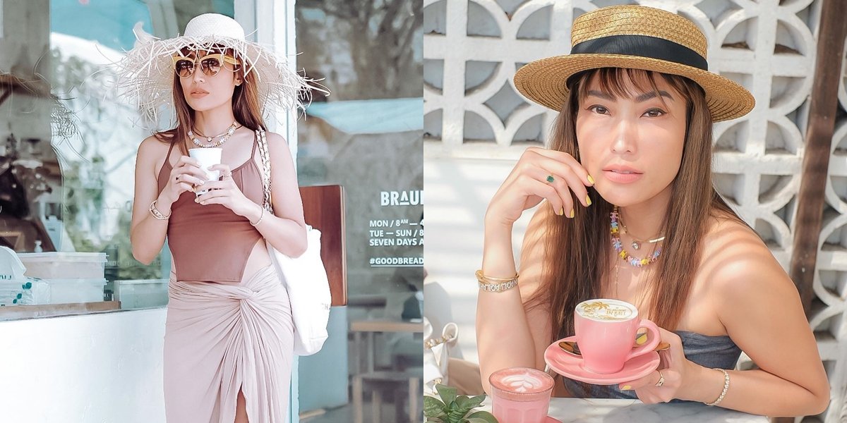 Beautiful Portraits of Ayu Dewi Often Seen Wearing Straw Hats, Creating a Buzz After Rumors of Husband's Infidelity Emerge