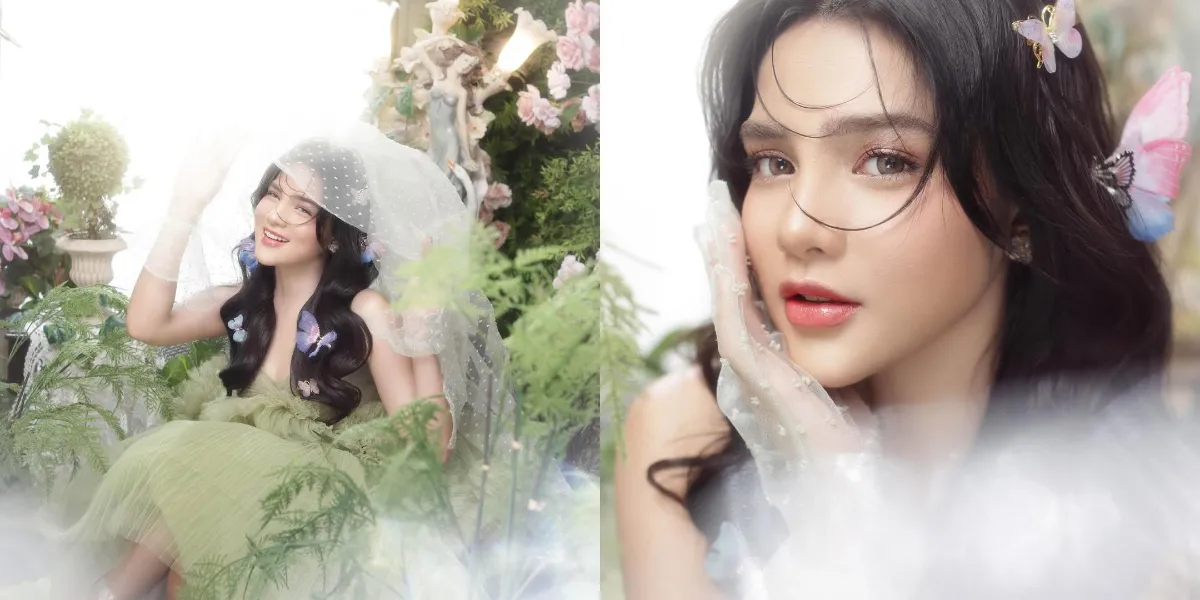7 Beautiful Portraits of Davina Karamoy Cosplaying as a Fairy, the Vibe is Already Like an Angel from Heaven